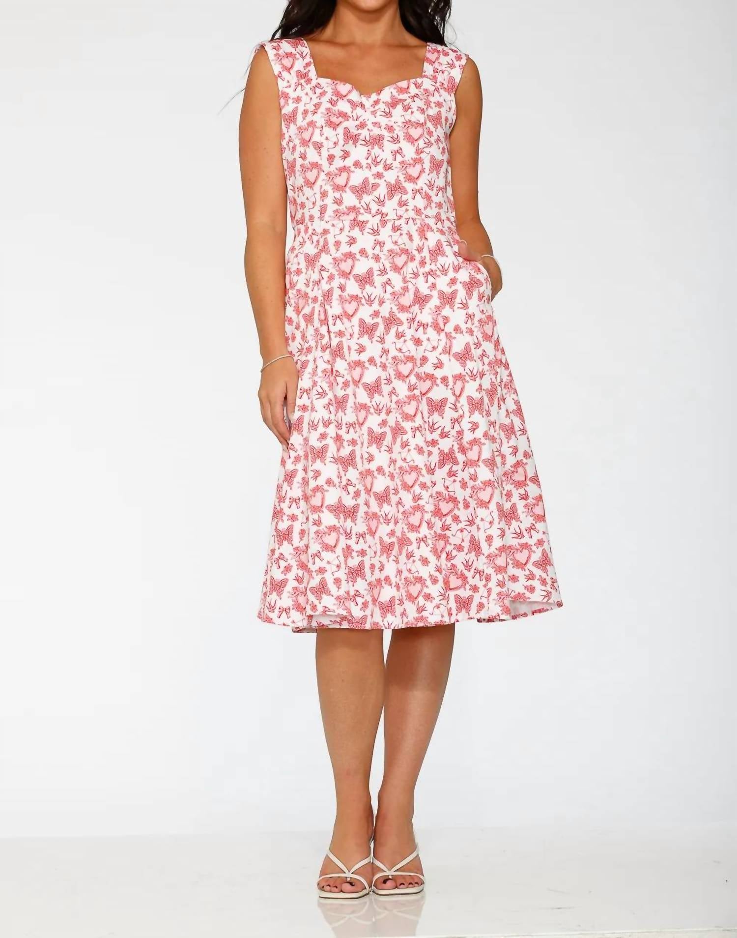 Orchid Bloom - Heart Angel Swing Dress