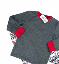 Pete + Lucy - Kids Reindeer Loungewear Set