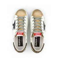 Golden Goose - Women's Super Star Sneaker with glitter and suede toe
