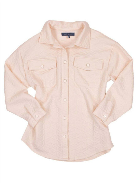 Simply Southern - Quilted Button Up Shacket