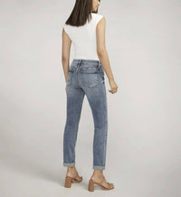Silver Jeans Co - Boyfriend Mid Rise Slim Leg Jeans