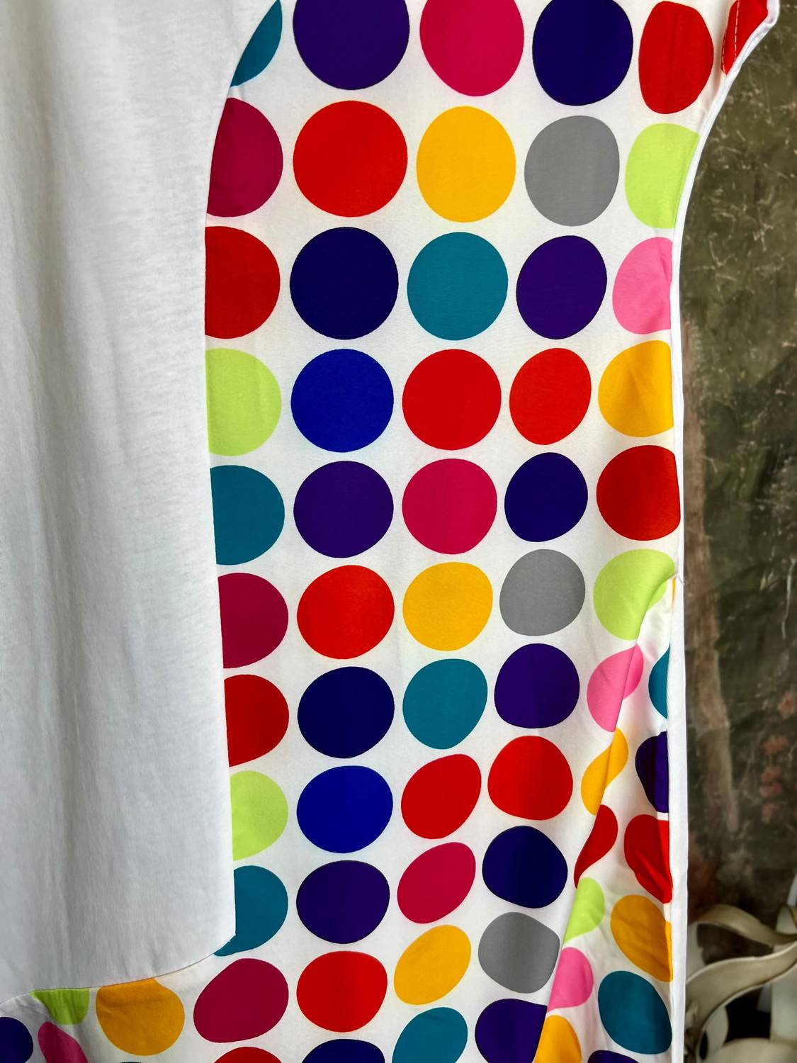 Vanite Couture - Women's Rainbow Dots Dress