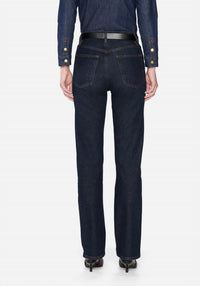 Frame - Ruler High Rise Straight Leg Jeans