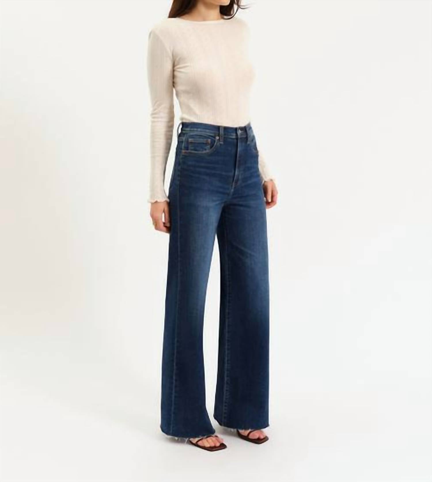 Daze - Far Out High Rise Wide Leg Jeans