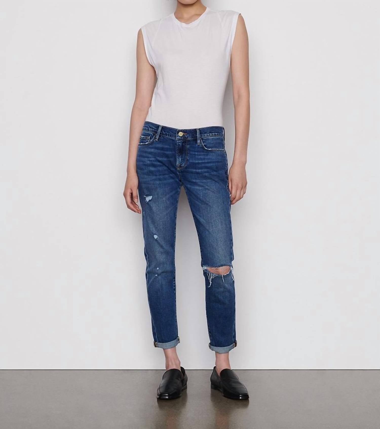 Frame - Le Garcon Mid-rise Boyfriend Jeans