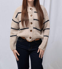 Dress Forum - Lori Striped Cardigan