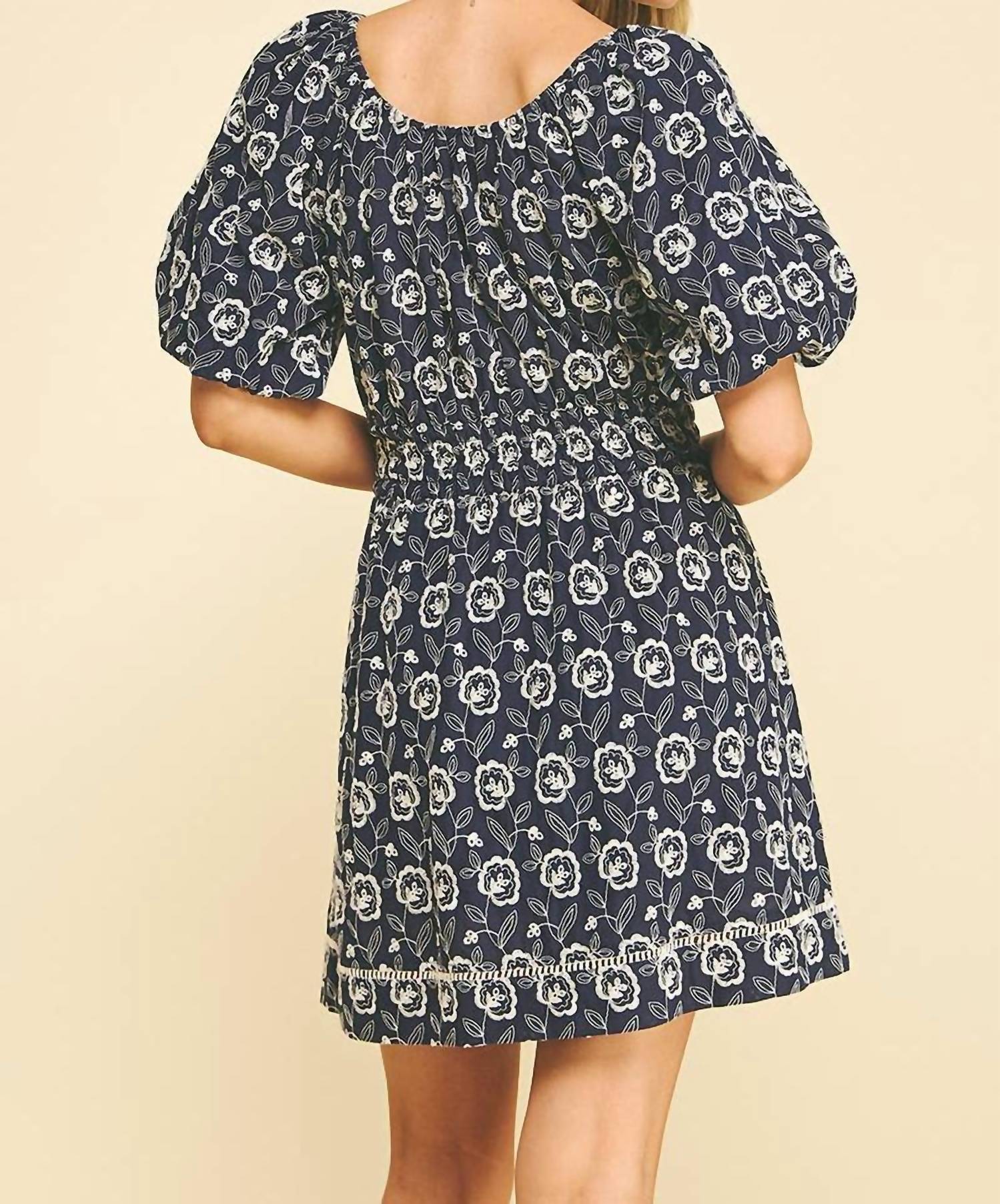 Pinch - Floral Embroidered Dress
