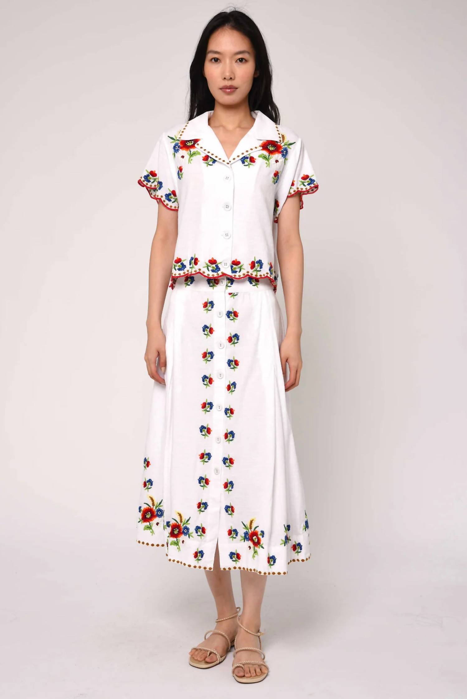 Love The Label - Vera Button Down Blouse Top