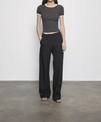 Enza Costa - COTTON STRIPE CLASSIC SHORT SLEEVE TEE