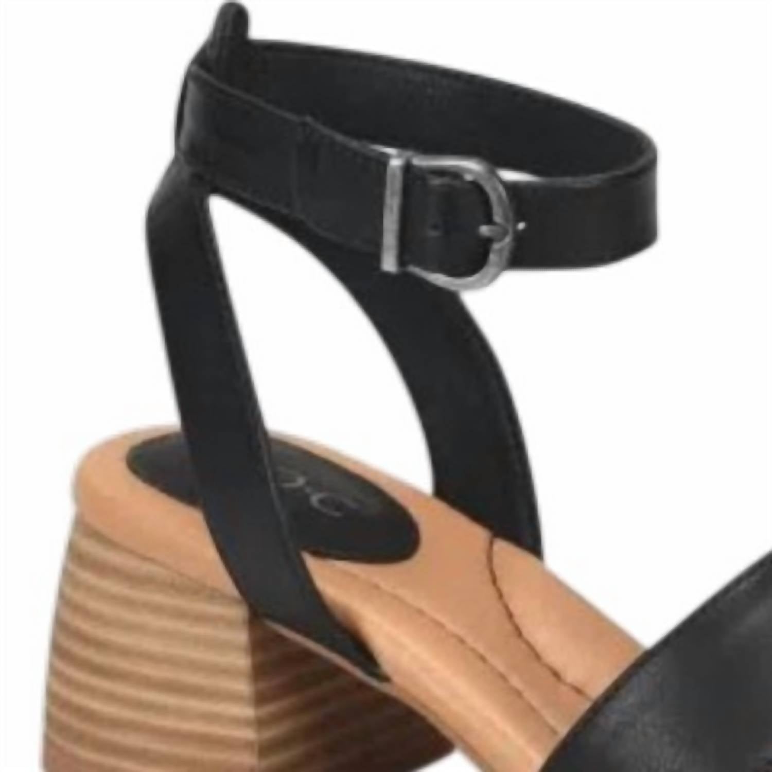 BOC Women's Waverly Chunky Ankle Strap Sandals in black - women's sandal - alternate view