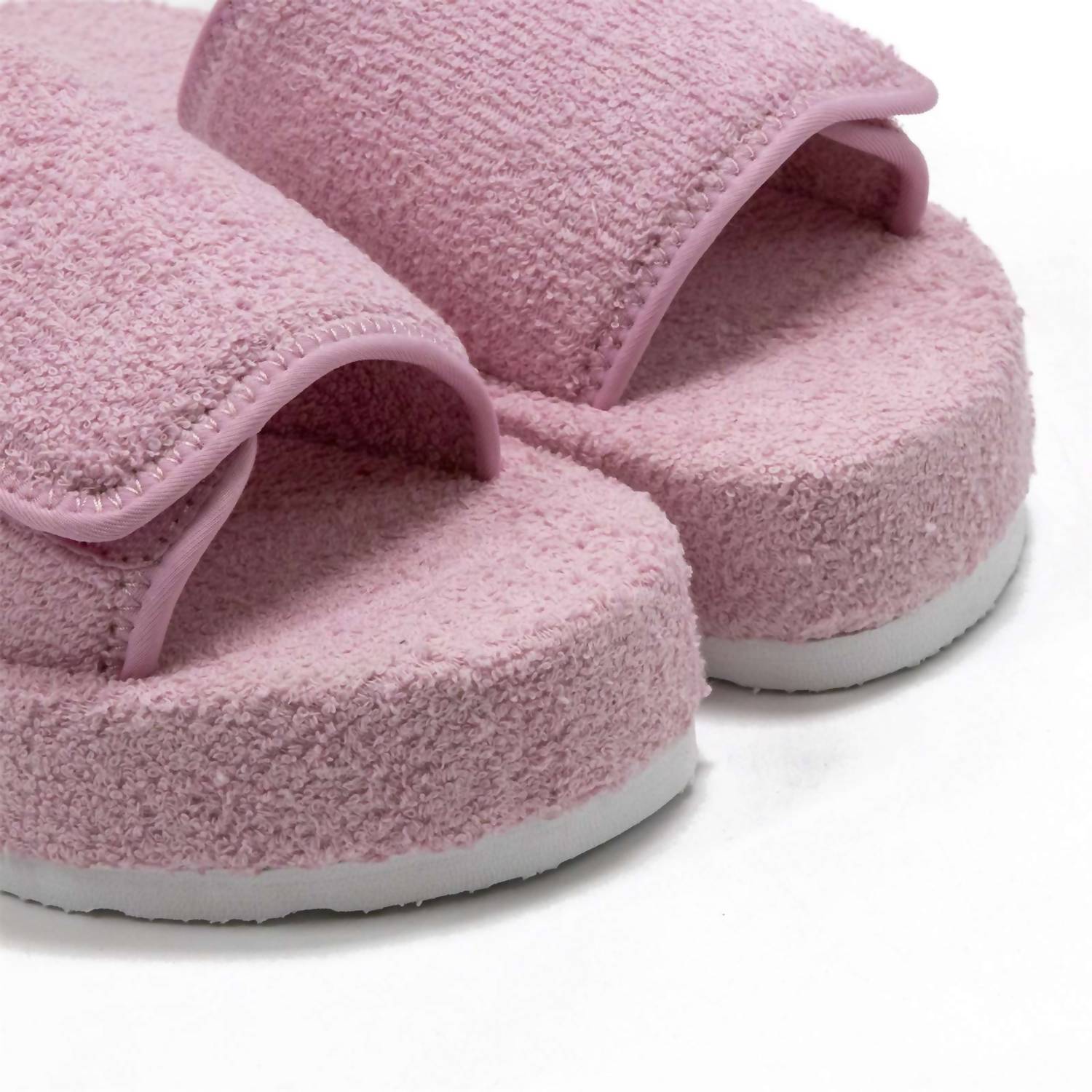 HUNTER Women's Original Terry Towelling Logo Slides in fox glove - women's shoe - view 8