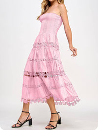 Strut & Bolt - Lena Eyelet Midi Dress