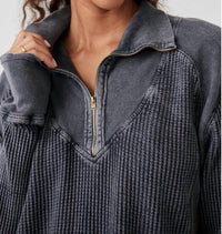 Free People - Ashton Zip Thermal Sweater