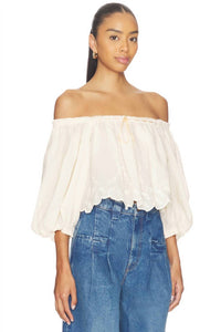 Free People - Bali Daydream Melody Bubble Sleeves Top
