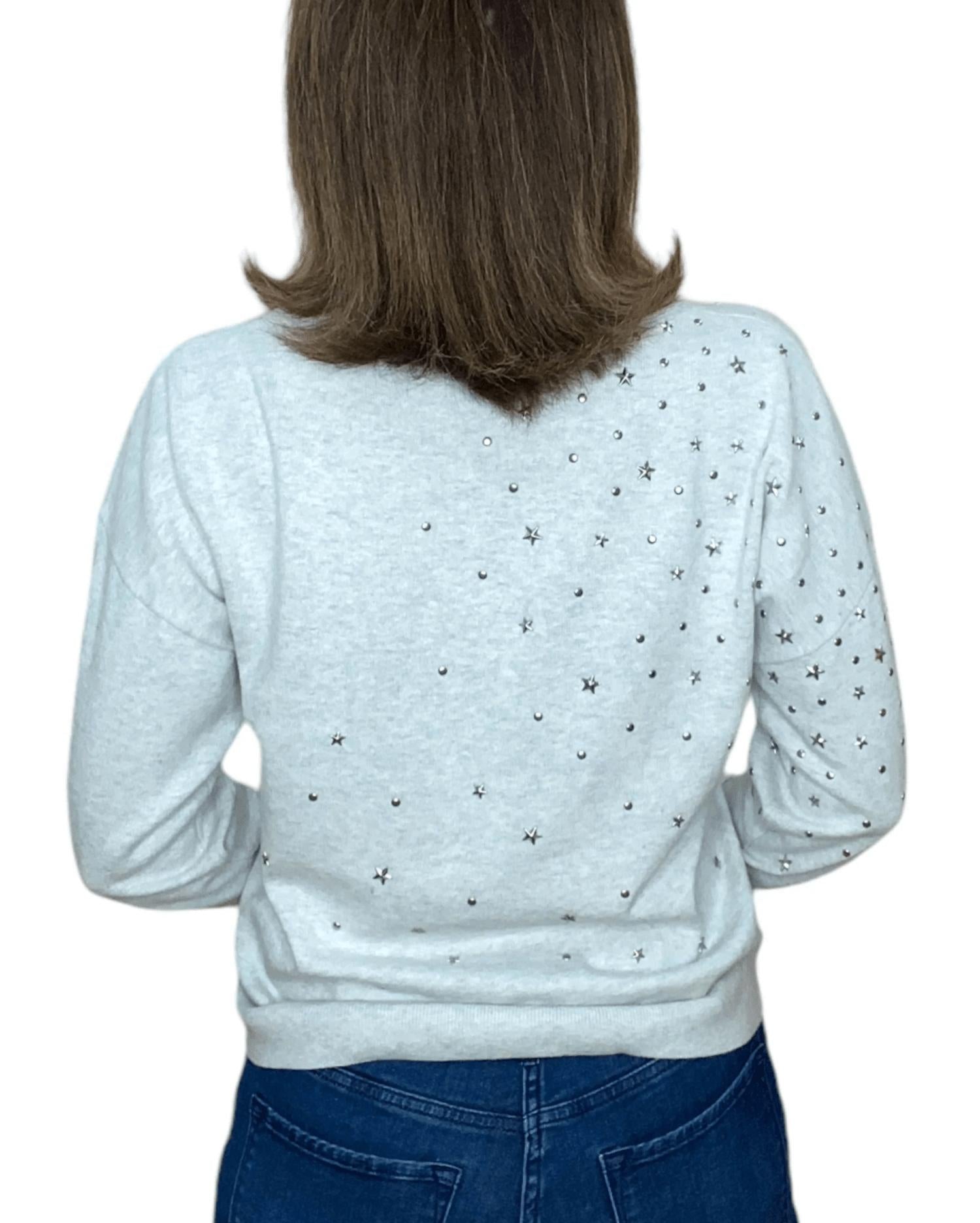 J. Society - V-neck Star Studded Sweater