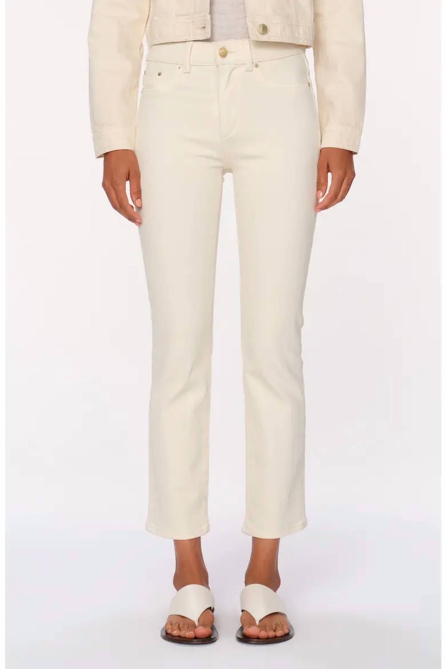 Dl1961 - Women'S - Mara Straight Mid Rise Instasculpt Ankle Jeans