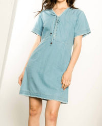 Thml - Short Sleeve Denim Dress