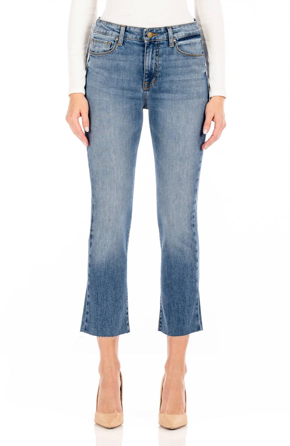 Fidelity - Juniper Crop Flare Jeans
