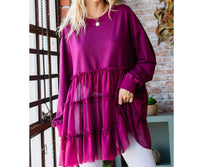 First Love - Layered Chiffon Top