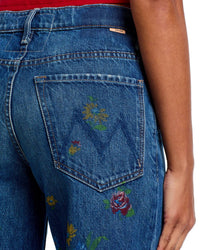 Mother - Lil Rerun Zip Sneak High Rise Jean