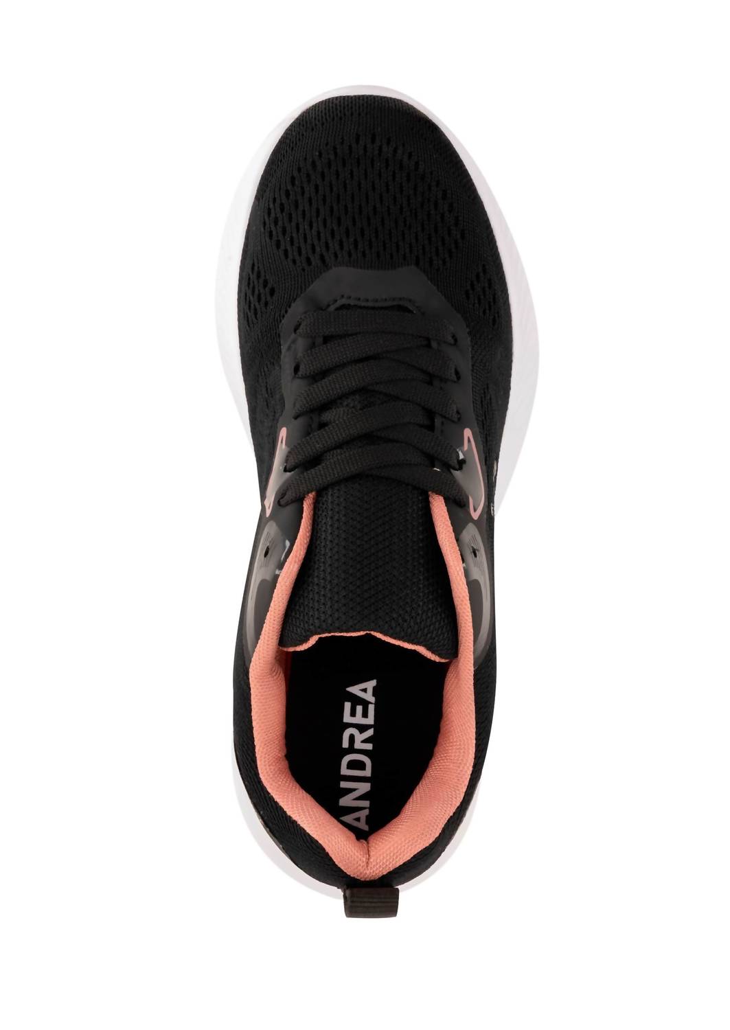 Andrea Women's All-day Comfort Sport Sneakers in black - women's shoe - alternate view