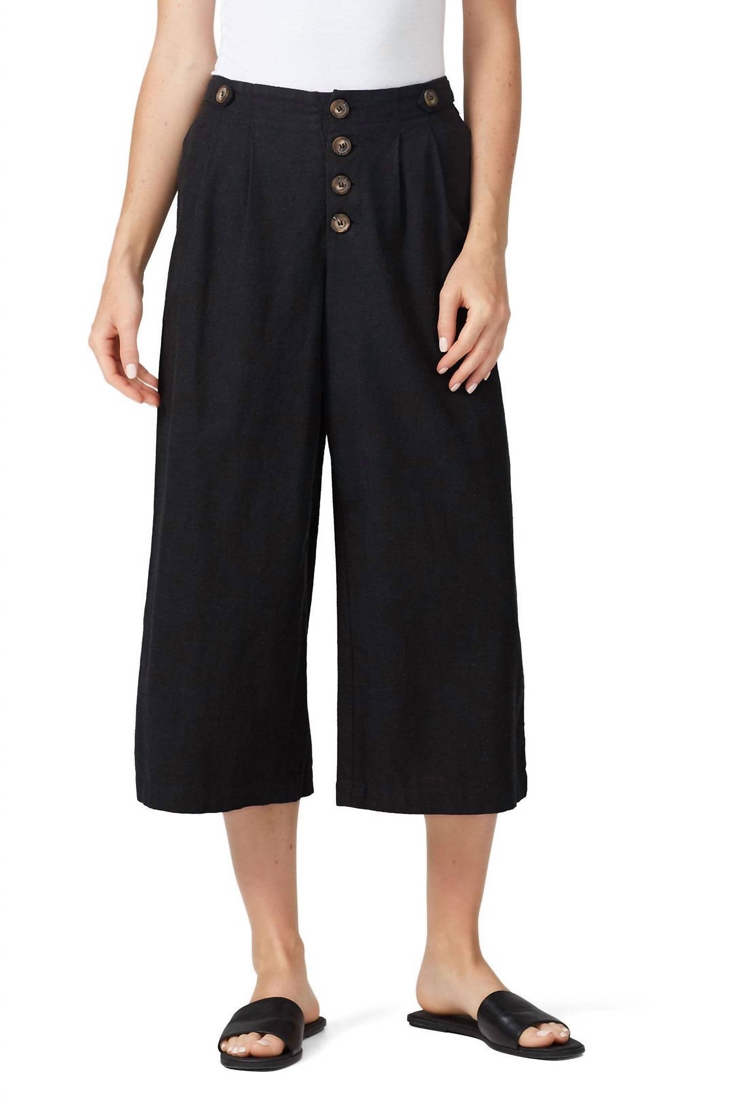 Greylin - Nala Linen Culottes Pants