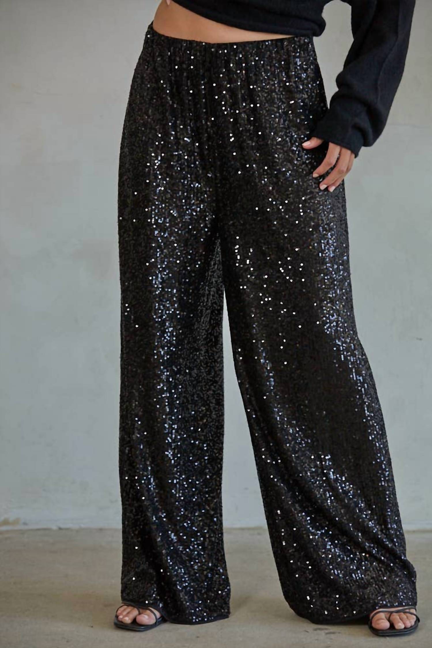 By Together - Flashback Sequin Wide Leg Pants