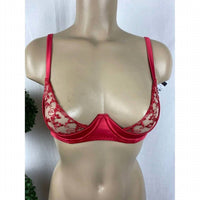 Coco De Mer - Women's Balconette Underwire Kiss Me Plunge Bra