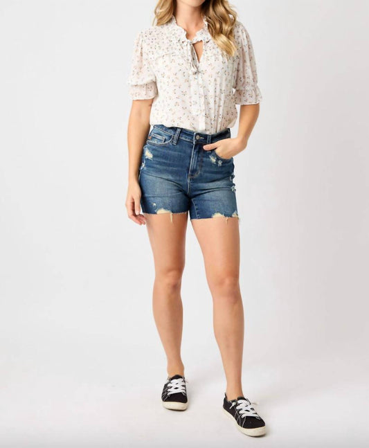 Judy Blue - Mild Destroy Cut Off Shorts