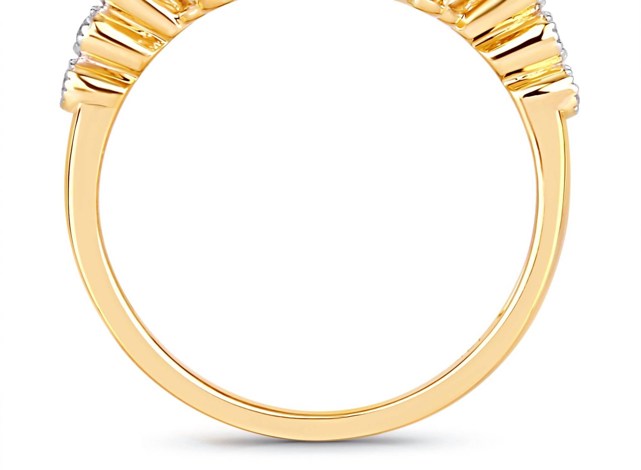 Diana M Jewels Women's Oval Natural Tanzanite Fashion Ring (2.50 Ct) - Classic Plus in 14k yellow gold - women's jewelry - detail view