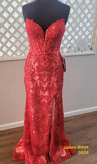 Colors Dress - Corset Delicate Lace Dress
