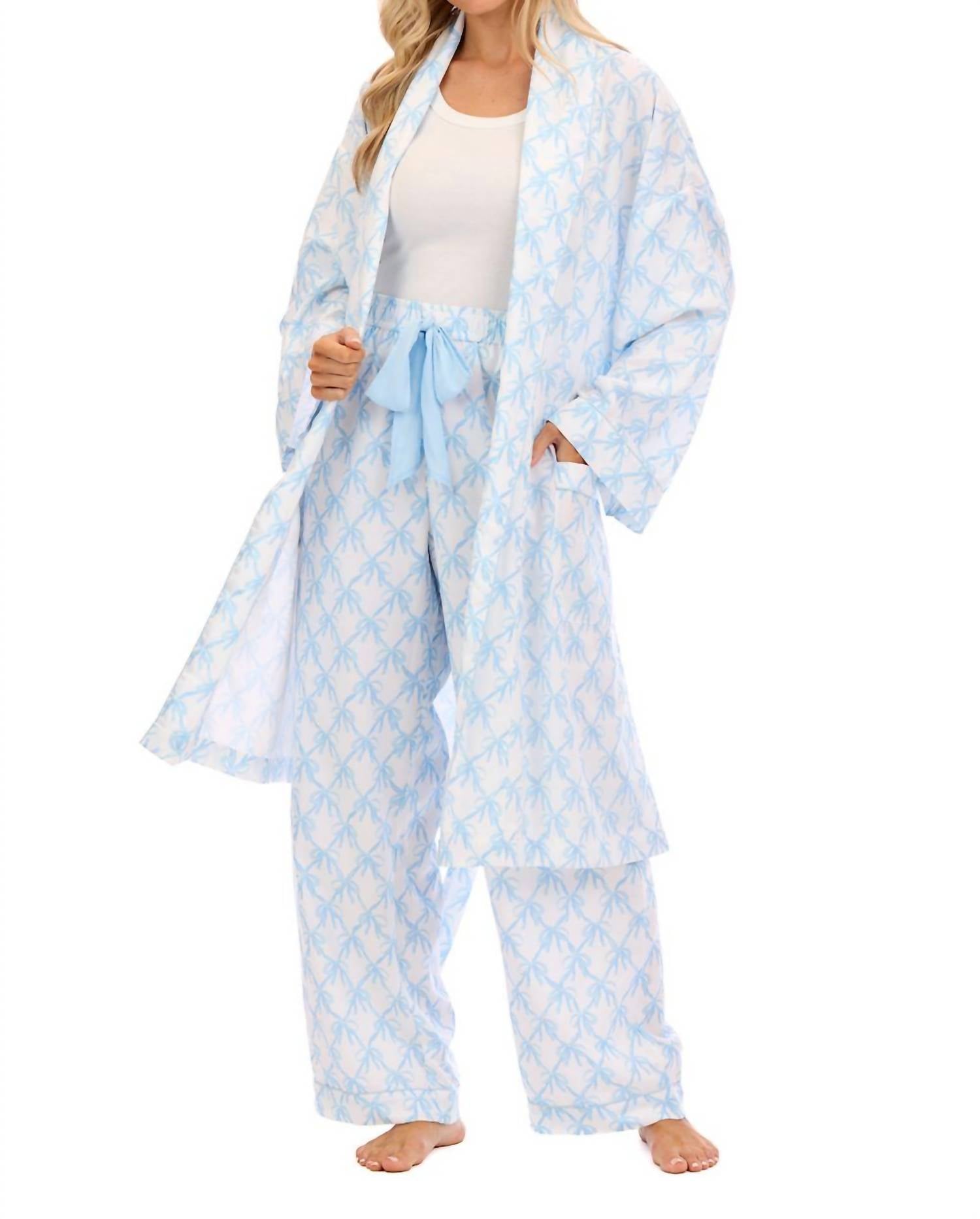 Mudpie - Bow Pajama Pants