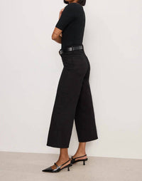 Good American - Good Waist Cropped Palazzo Jeans