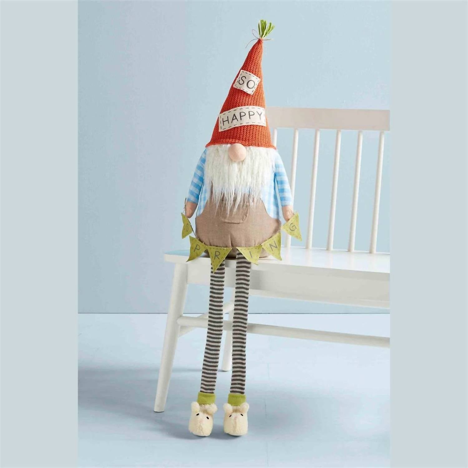 Mudpie - X-large Easter Dangle Leg Gnome