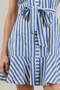 Sugarlips - Babette Striped Shirt Mini Dress