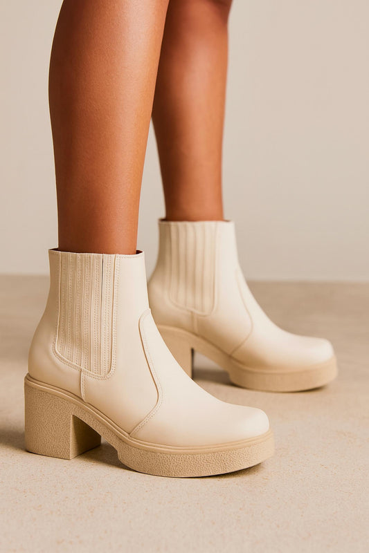 Everglades - Women's Chunky Heel Chelsea Boots