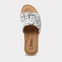 Lamo Women's Clea Slide Sandal in black white - women's sandal - view 4
