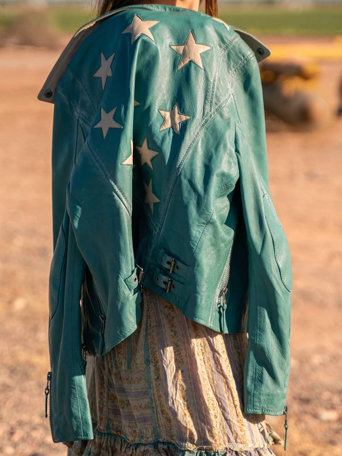 Mauritius - Christy Star Leather Jacket