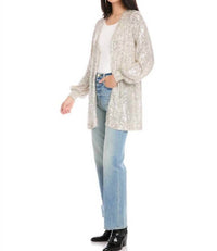 Fifteen Twenty - Sequin Blouson Duster