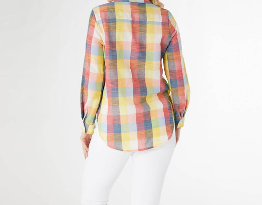 Coco + Carmen - Bright Gingham Blouse
