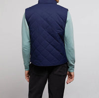 MEN'S QUILTED TWILL VEST