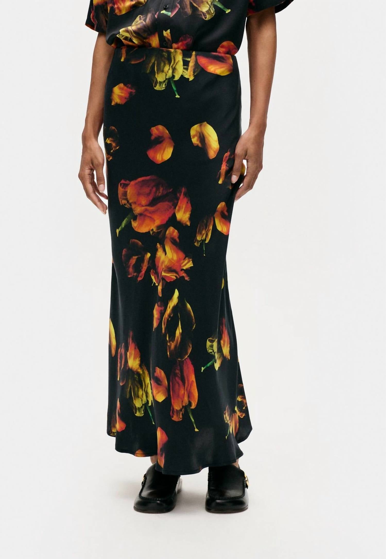 Silk Laundry - Tulipa Bias Midi Skirt