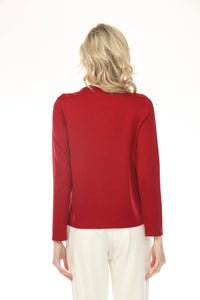 Joseph Ribkoff - Pintuck Mock Neck Top