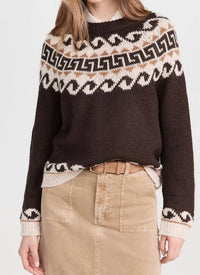 The Great. - Greek Key Pullover Sweater