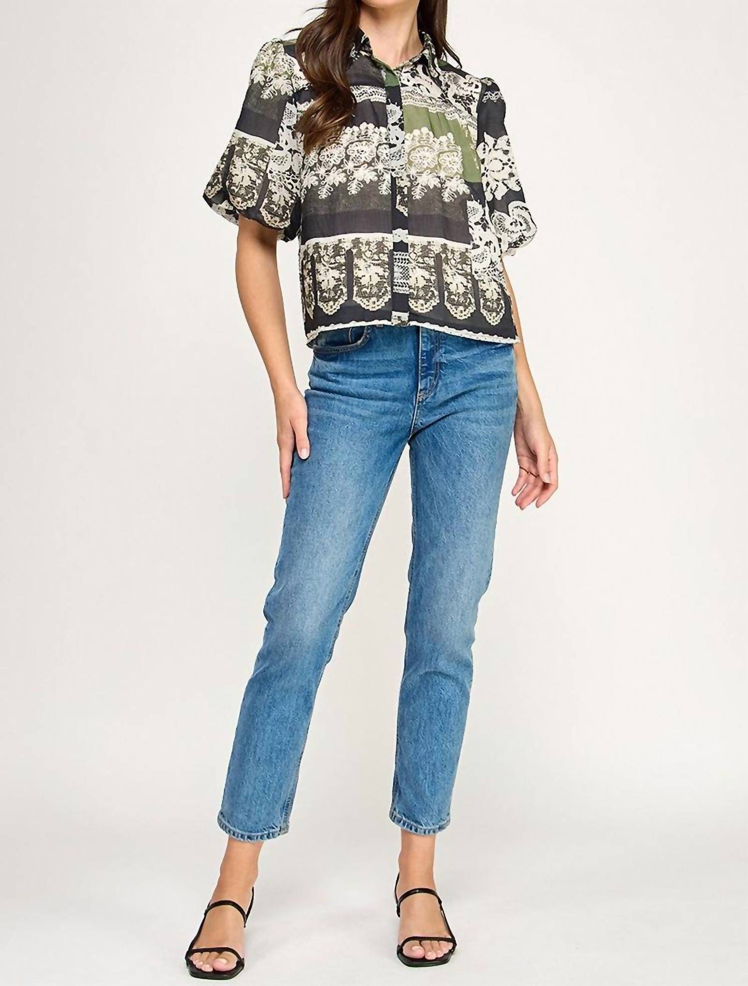 Ellison - Zooey Button Down Blouse