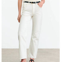 NILI LOTAN Women's Calla Jean in cream - women's jeans