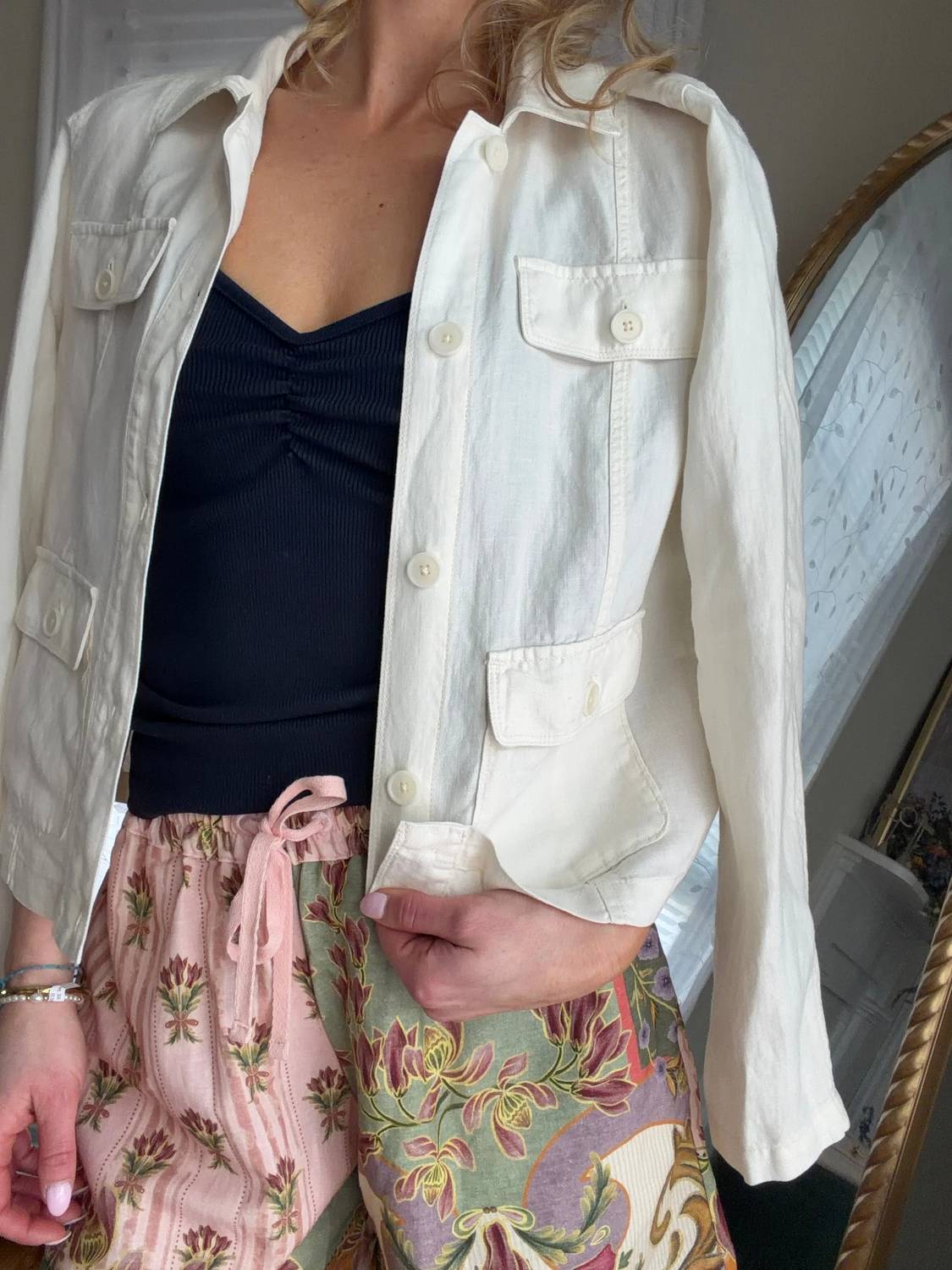 Michael Stars - Nash Linen Blend Lady Like Jacket