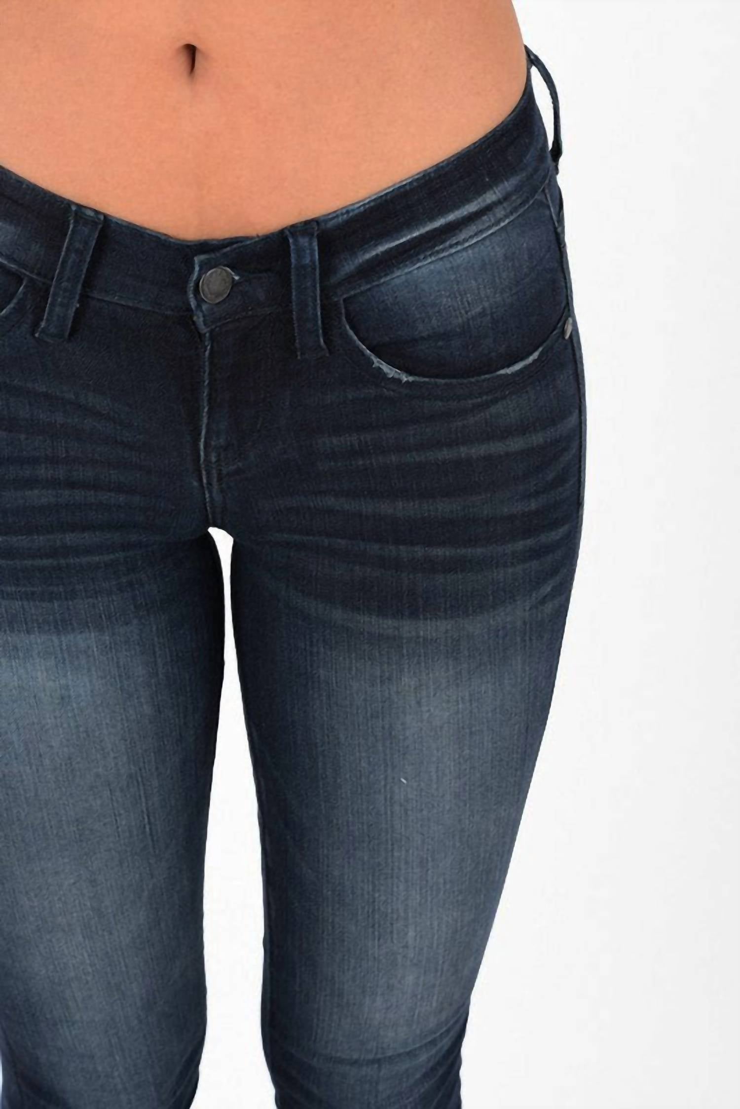 Judy Blue Skinny Denim Jeans in dark - women's jeans - view 4