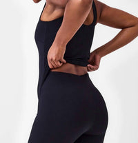 Spanx Spanxshape™ Booty Boost® Flare Jumpsuit in very black - women's pants - view 4