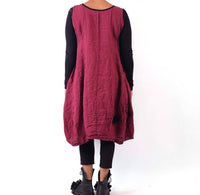 Mara Gibbucci - Linen Long Sleeve Dress